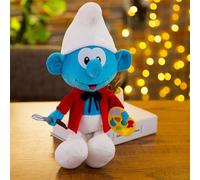 Ninesun Puffi di peluche, carino spirito blu, bambola di peluche morbida per bambini compleanno 40 cm C