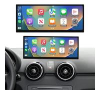 Ninetom Autoradio touchscreen da 12,3 pollici con Carplay wireless e Android Auto per Audi A1 2012-2018 con sistema 3G MMI/RMC, supporta Mirrorlink, telecamera, navigazione, Siri, musica