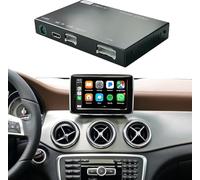 ninetom Wireless Carplay Retrofit Kit Decoder per Mercedes Benz A/B/C/GLK/GLA/GLC/GLS/ML/GL/SLK/E/G/V Classe 2011-2015 con Sistema NTG4.5/4.7, Supporto Android Auto, Mirrorlink, Telecamera ret