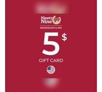 Ninety Nine Restaurant & Pub Gift Card 5 USD Key - UNITED STATES