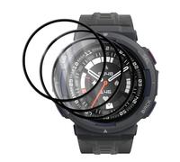 NineXuan Confezione da 3 pellicole protettive per Amazfit Active Edge, durezza 9H, HD, trasparente, senza bolle, antigraffio, pellicola temperata