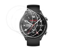 NineXuan Confezione da 3 pellicole protettive per lo schermo compatibili con Oneplus Watch 3/2R, HD, trasparenti, antiurto, in vetro temperato, accessori per smartwatch (Watch 2R)