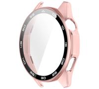 NineXuan Custodia in TPU con marcature numeriche per smartwatch Huawei Watch GT 6 (46 mm) (41 mm) (GT6 Pro), custodia protettiva per smartwatch HW Watch GT 6 (oro rosa, GT6 46 mm)