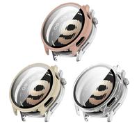 NineXuan Custodia protettiva per Oneplus Watch Lite, custodia protettiva completa per Oppo Watch S, custodia rigida per schermo in PC (confezione da 3 pezzi)