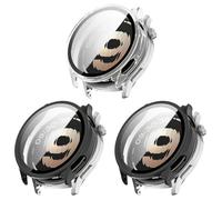 NineXuan Custodia protettiva per Oneplus Watch Lite, custodia protettiva completa per Oppo Watch S, custodia rigida per schermo in PC (confezione da 3 pezzi)