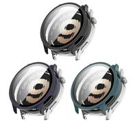 NineXuan Custodia protettiva per Oneplus Watch Lite, custodia protettiva completa per Oppo Watch S, custodia rigida per schermo in PC (confezione da 3 pezzi)