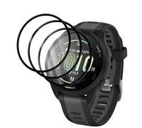 NineXuan Forerunner 165 - Pellicola protettiva per Garmin Forerunner 165/265/265S/970, durezza 9H, trasparente, senza bolle, antigraffio, confezione da 3