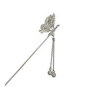 Ninfa Copricapo con perle Fermaglio per capelli a forma di farfalla - Ninfa - Fermaglio per capelli vintage per fotografia di festa da sposa matrimonio forcina per capelli con decorazioni