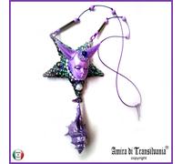 Ninfa Lilith Talismano Collana Gioiello Gotico Bigiotteria Pentagramma Pentacolo