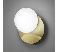 Applique Contemporanea Ninfea Metallo Ottone 1 Luce Gx53 9W 3000K Luce Calda