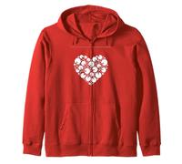 Ninfea Pad Cuore Forma Carino San Valentino Giorni Felpa con Cappuccio