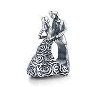 NINGAN Danza romantica 925 argento sterling fascino signore braccialetto perline adatto per le signore braccialetto collana