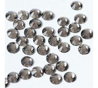 NingPower 2880 Pezzi Strass Di Vetro Rotondi Grigi, Artificiale Cristallo Gemme A Fondo Piatto, Adatti per Progetti Artistici E Artigianali, Accessori Da Cucire, 1,8mm