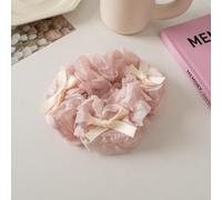 NingPower Elastici Per Capelli Con Fiocco In Nastro 2 Pezzi, Supporti Per Coda Di Cavallo Scrunchies Per Capelli Per Donna, Grandi Fasce Per Capelli Per Capelli Lunghi,Rosa