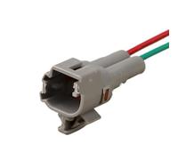 ningqonggongshi connettore sensore Cablaggio Spina Luce Posteriore Fendinebbia A 2 Pin Connettori per Cavi Elettrici ABS 6189-0176 6188-0098(Male)