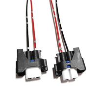 ningqonggongshi connettore sensore Compatibile con Ford per Mondeo MK4 per Focus MK2 MK3 per Fiesta MK6 1 Paio di adattatori per connettori H11 per fendinebbia