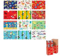 ninguna Espositore 50 rotolo carta regalo per bambini 200x70 cm