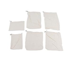 NinGYiYan 6 sacchetti riutilizzabili per frutta e generi alimentari, con coulisse