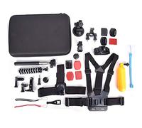 NinGYiYan Accessorio per Action Camera, Bastone Selfie Portatile Leggero, Supporto per Maniglia per Bici, Fascia Toracica con Fibbia a Gancio a J, per Sport Come Sci Ciclismo
