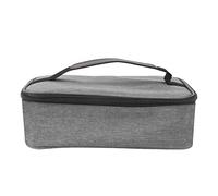 NinGYiYan Borsa per il pranzo, 3,2 litri di grande capacità, tessuto oxford a prova di perdite, manico portatile, isolato, per la gita scolastica da ufficio (Grigio)