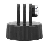 NinGYiYan Connettore adattatore per montaggio su tappo per bottiglia d'acqua in plastica da surf per accessori per fotocamere sportive (Nera)
