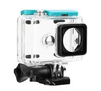 NinGYiYan Custodia impermeabile per action cam da 45 m Custodia touch screen per fotocamera sportiva xiaoyi (Verde)