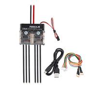 NinGYiYan ESC per skateboard elettrico fai-da-te per doppio motore, alta potenza 100 A, dissipatore di calore anodizzato, 12 pezzi Mosfet di alimentazione autentici, circuito CAN