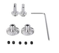 NinGYiYan for RC Car Models, High Strength Metal Bevel Gears, CNC Precision Cut, 23T Large and 10T Small Gear Set for Upgrade Accessories