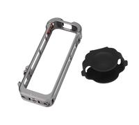 NinGYiYan Gabbia per fotocamera in alluminio per action camera X4, taglio preciso dei fori, più opzioni di montaggio, lega aerospaziale durevole, pulsante di rilascio