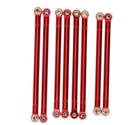 NinGYiYan Kit di bielle di collegamento a 4 maglie in metallo di aggiornamento, per JK TJ LJ, di sollevamento a sospensione per carichi pesanti, installazione semplice, (Rosso)