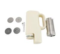 NinGYiYan Macchina per Pasta Elettrica per Tagliatelle Fatte in Casa, Spaghetti, Ramen, Palmare Ricaricabile, Acciaio Inossidabile, 5 Dischi, Spremitura Rapida in 20 Secondi