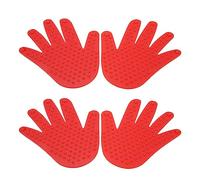 NinGYiYan Marcatori a forma di mano non slip palm spot marcatore coordinamento fogli di stampa a mano di allenamento per il gioco del bambino genitore (Rosso)
