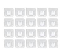 NinGYiYan Per 20pcs, per un gancio a canna da asciugamano senza soluzione di continuità, clip di fissaggio del gancio a canna, giardinaggio per feste domestiche