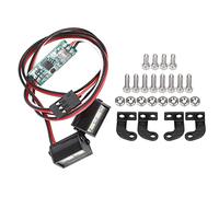 NinGYiYan per Auto RC, Fari in Metallo e Plastica, Tre Modalità di Respiro Stroboscopico Lungo e Luminoso, Controllo del Segnale Remoto, Facile da Installare, Decorazione Durevole