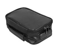 NinGYiYan Per ignifugo, per borsa per documenti, portatile, piccolo, con serratura, per i viaggi per ufficio a casa (Nero)