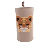 NinGYiYan Per il cotone, per i giocattoli per bambini animali da cartoni animati, feltro addensato, per lo stoccaggio di vaccini domestici, il cesto del bucato (Tigre)