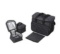 NinGYiYan per la borsa da viaggio per animali domestici per cani da gatto, grande capacità, kit di organizzatore di stoccaggio portatile, vettore di animali domestici