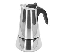 NinGYiYan, per pentola, acciaio inossidabile di grado alimentare, matrice di caffè italiana, per casa, viaggi, ufficio, 3 tazze, 6 tazze, 9 tazza, espresso ricco di birra, design ((304) N. 6 POT Big