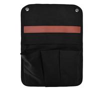 NinGYiYan Per sedia da campeggio, per la borsa da stoccaggio di braccioli, grande capacità, tasche multiple, portatili, per la spiaggia all'aperto (Nero)