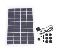 NinGYiYan Solar Panel Water Pump Kit Portable Solar Powered Fountain Pump Garden Pond Outdoor