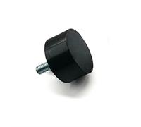 NINHFTDROU Ammortizzatori, Supporti antivibrazione in Gomma, 1 pz M10 M12mm, Diametro 40 50 60 70 75mm Tipo Metallo Anti Vibrazione Bobina Isolatore Ammortizzatore Ammortizzante(M10x27mm 50x50mm)