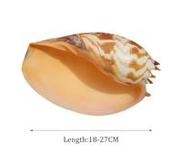 NINHFTDROU Decorazione conchiglia Conchiglie giganti da 18-27 cm | 1 pezzo | Ornamento for acquario con conchiglie | Decorazione for la casa ispirata alla spiaggia(24/27cm)