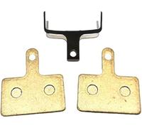 NINHFTDROU Pastiglie Freno ad Alte Prestazioni for Monopattino Elettrico Kukirin G3 PRO | KUGOO Kirin G3 PRO G4 | Pastiglie Freno idrauliche Semi-Metalliche, Accessori(Golden)