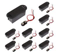 Niniang 10 x per batteria da 9 V per chitarra attiva bassa, pick-up