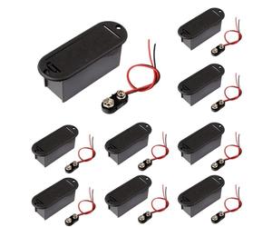 Niniang 10 x per batteria da 9 V per chitarra attiva bassa, pick-up