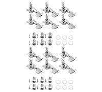 Niniang 12 Pezzi di Chitarra Acustica Macchina Pulsanti Corda per Chitarra Vite Sintonizzatore