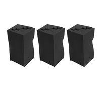 Niniang 12 Pz Angolo di Bass Trap Pannello Acustico Schiuma di Assorbimento Acustico Studio 12 x 12 x 24 cm