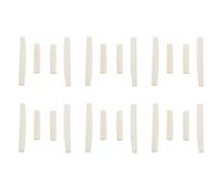 Niniang 12 Set di 24 pezzi 6 corde di chitarra acustica ponte e dado in