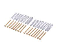 Niniang 16 pezzi M2.5X32MM Pick-up per chitarra elettrica di Humbucker e regolazione 'altezza e molla, passo 0,4 mm,