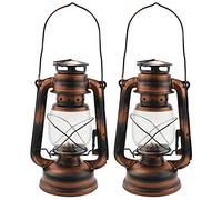 Niniang 2 Pezzi 25cm Antico Lanterne (Copertina) Nostalgic Portatile Esterna Lampada Impermeabile Seal Guarnizione Proof Outdoor